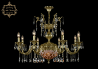 Подвесная люстра Art Classic 31.29.8.CK250SP.250GL.G.Sp.Amber.White.1E