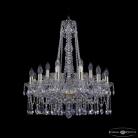 Подвесная люстра Bohemia Ivele Crystal 1413/12+6/220/h-73 G