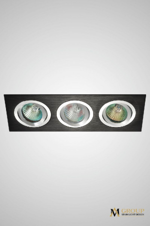 Встраиваемый светильник AM Group AM128 BK-CH