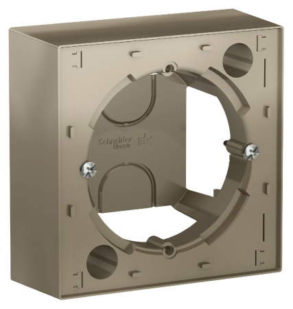 Коробка для наружного монтажа Systeme Electric AtlasDesign Шампань ATN000500