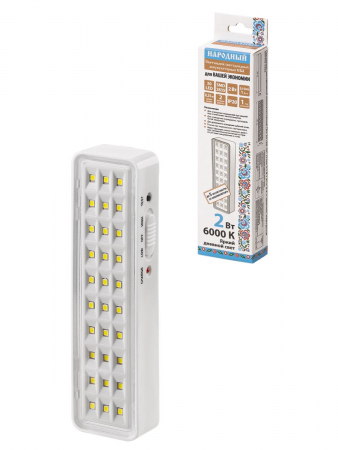 Настенно-потолочный аккумуляторный светильник TDM Electric Народный СБА SQ0308-0300