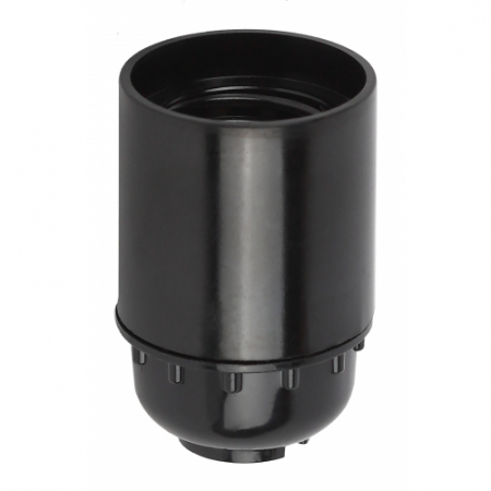 Патрон Эра Е27 бакелит, черный Б0044085