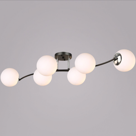 Потолочная люстра Reluce 02318-0.3-06 BK+CH