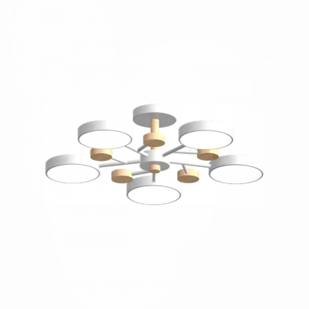 Люстра на штанге LED4U L3204-620 WH