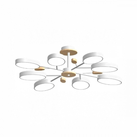 Люстра на штанге LED4U L3221-850 WH