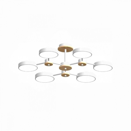 Люстра на штанге LED4U L3216-730 WH