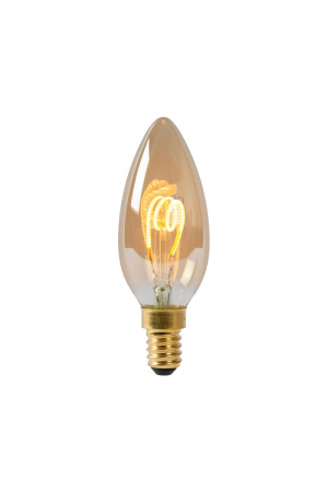 Светодиодная диммируемая лампа Lucide E14 3W 2200K cвеча 49043/03/62