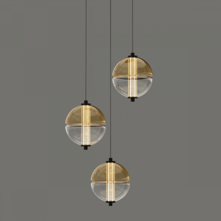 Подвесной светильник Delight Collection MD24022079-3A black/amber