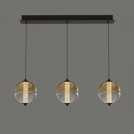 Подвесной светильник Delight Collection MD24022079-3B black/amber