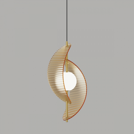 Подвесной светильник Delight Collection MD24030035-1A brass/amber