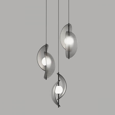 Подвесной светильник Delight Collection MD24030035-3A black/smoky