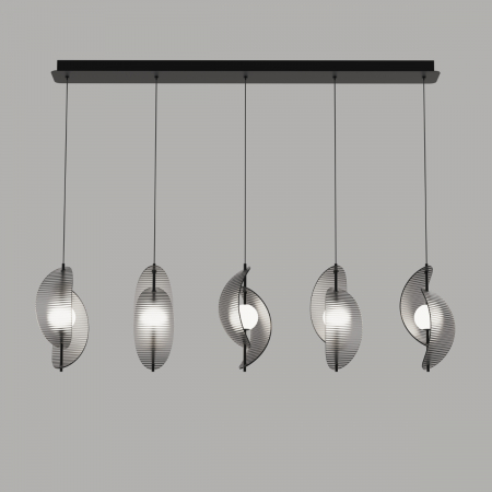 Подвесной светильник Delight Collection MD24030035-5B black/smoky