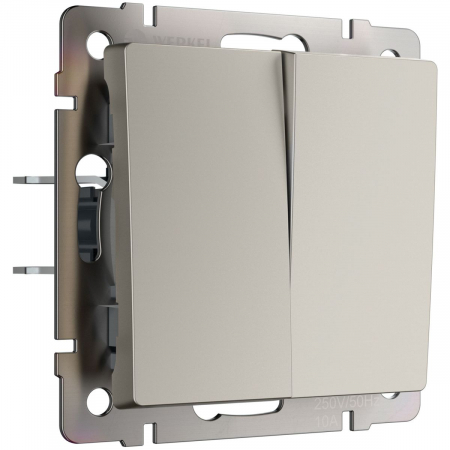 Выключатель двухклавишный Werkel W1220004 4690389211904 a069452