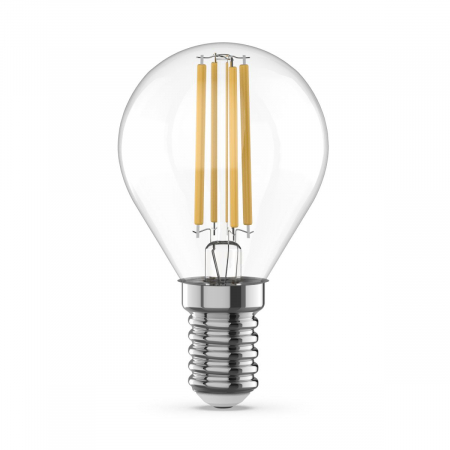 Светодиодная филаментная лампа Gauss Basic Filament E14 4W 3000K шар 50512142