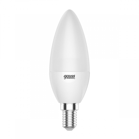 Светодиодная лампа (3 шт.) Gauss Elementary E14 6W 3000К свеча 33116T