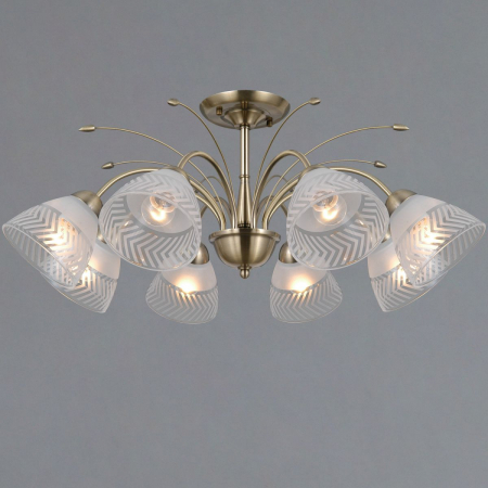 Люстра на штанге Illumico IL0594-8CSQ-25 AB AREZZO