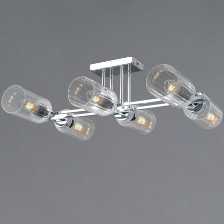 Потолочная люстра Illumico IL0780-6CSQ-25 CR NAPLES