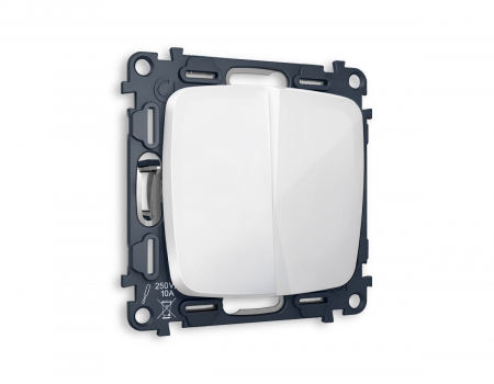 Комплект механизма 2-кл выключателя Ambrella Volt Omega (OP1030, VM115) MO103010