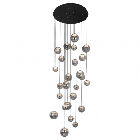 Каскадная люстра Modelux ML.2338.25 BK-CR