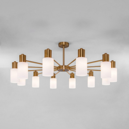Люстра на штанге Eurosvet Vegga 70160/12 латунь Smart a057111