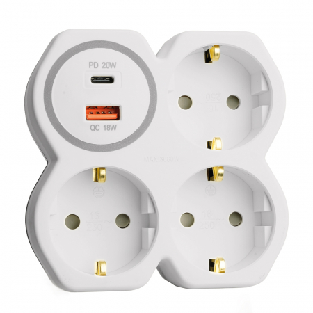 Сетевой разветвитель Stekker ADP16-17-20 50110