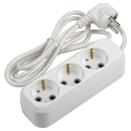 Удлинитель бытовой General GES-10-3x075-3-5m 470089