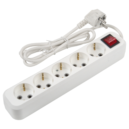 Удлинитель бытовой General GES-16-3x100-5-5m-S 470109