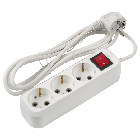 Удлинитель бытовой General GES-16-3x100-3-10m-S 470106