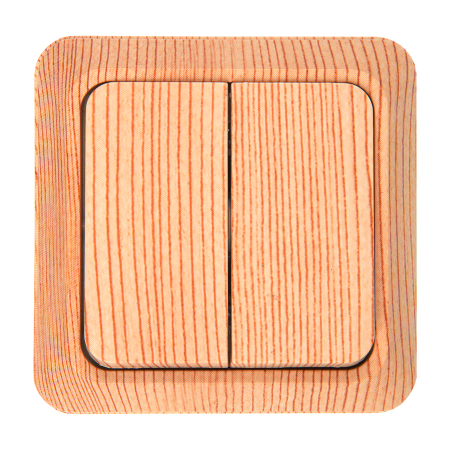 Выключатель 2-клавишный General 477034