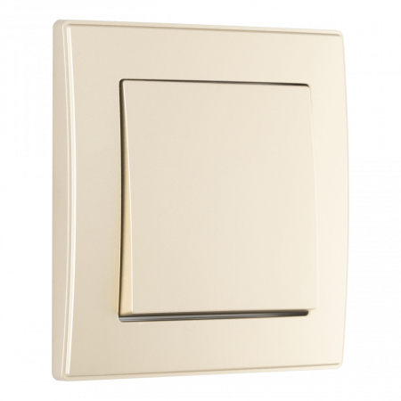 Выключатель одноклавишный Arte Milano SET06-1-30-1 shampan