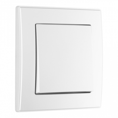 Выключатель одноклавишный Arte Milano SET06-1-30-1 silver