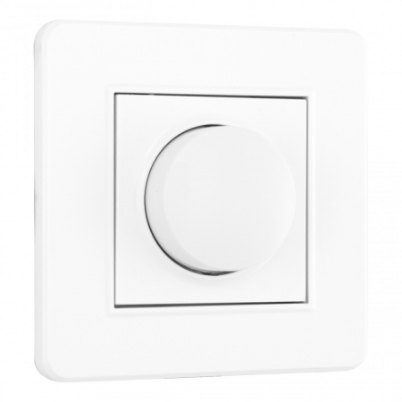 Диммер с рамкой Arte Milano SET16-1-48-1 white