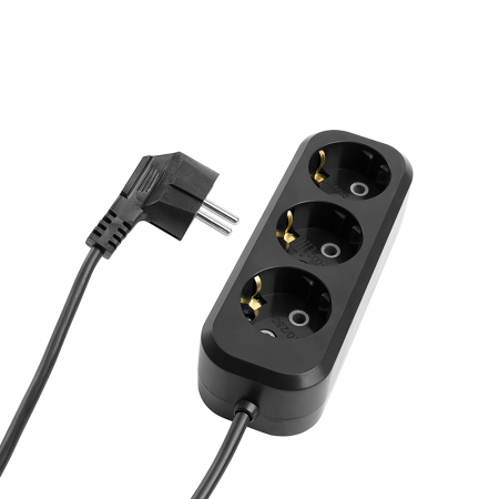 Удлинитель 3-местный б/з Stekker Home HM01-31-02 50418