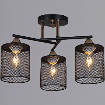 Потолочный светильник Reluce 91360-0.3-03 BK+FG