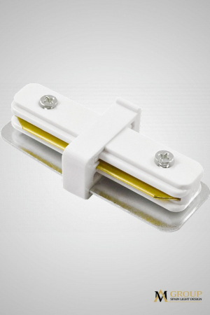 Прямой соединитель для встраиваемого однофазного шинопровод AM Group AM176V WH