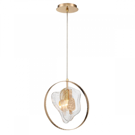 Подвесной светильник DeLight Collection Cowley P60669-1 gold/clear