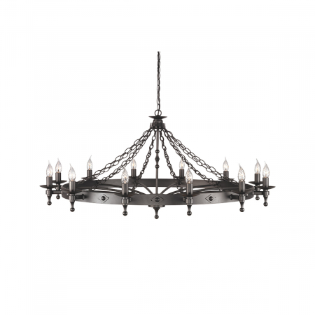 Подвесная люстра Elstead Lighting Warwick WR12-GRAPHITE