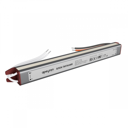 Блок питания Apeyron 24В, 24Вт, 200-264В, 1А, IP67 03-186
