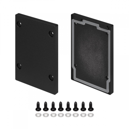 Заглушка Arlight IP-LINE-5475 BLACK глухая (Металл) 055283