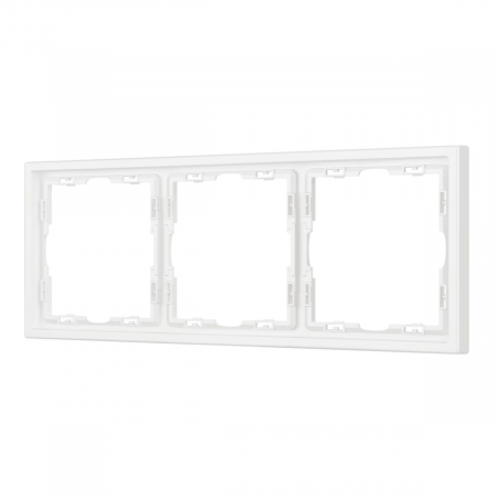 Рамка пластиковая Arlight FRM-NOBE-SFPL-3-WH 054219