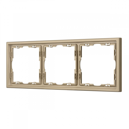 Рамка пластиковая Arlight FRM-NOBE-SFPL-3-GD 054221