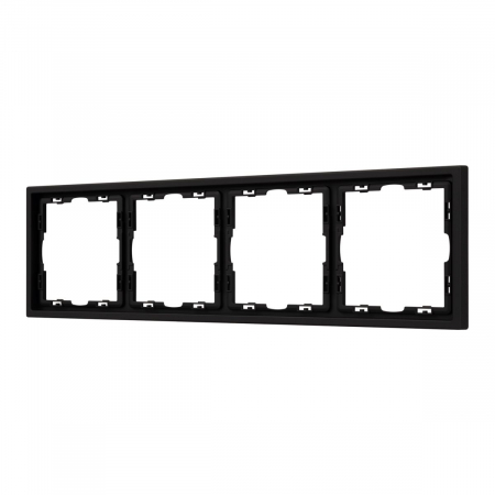 Рамка пластиковая Arlight FRM-NOBE-SFPL-4-BK 054224