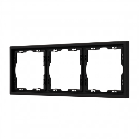 Рамка пластиковая Arlight FRM-NOBE-SFPL-3-BK 054220