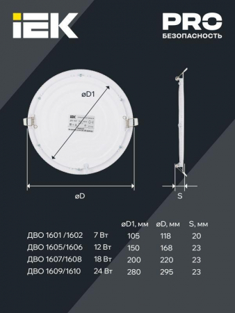 IEK LDVO0-1608-1-18-6500-K01