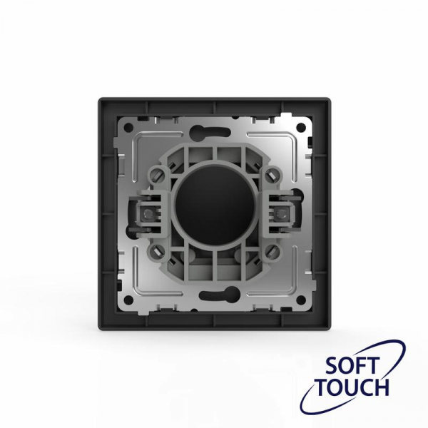 Вывод кабеля СП Pixel IP20 механизм карбон TOKOV ELECTRIC TKE-PX-CP-C14 Вывод кабеля СП Pixel IP20 механизм карбон TOKOV ELECTRIC TKE-PX-CP-C14