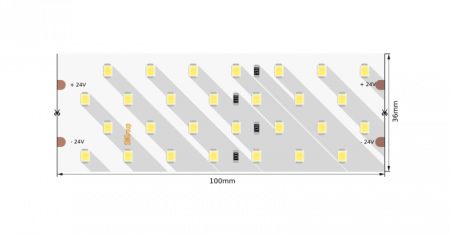 Светодиодная лента SWG SWG2P280-24-26-WW-20 005601