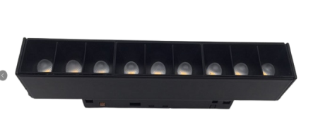 Трековый магнитный светильник Elvan PJ-2003-9W-WW-BK