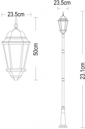 Arte Lamp A1207PA-1BN