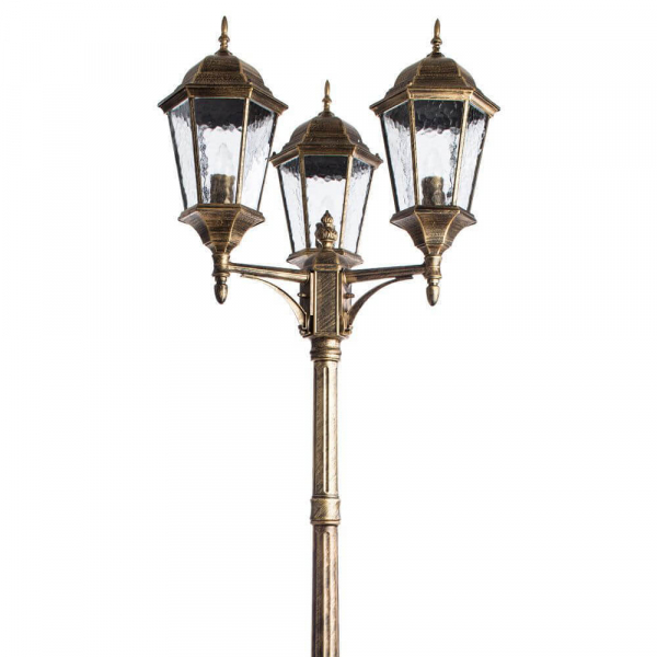 Садово-парковый светильник Arte Lamp Genova A1207PA-3BN