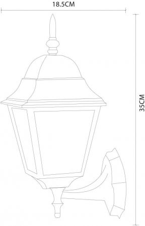 Arte Lamp A1011AL-1BK